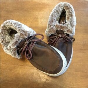 Skechers Brown Fur-Lined Women's Loafers